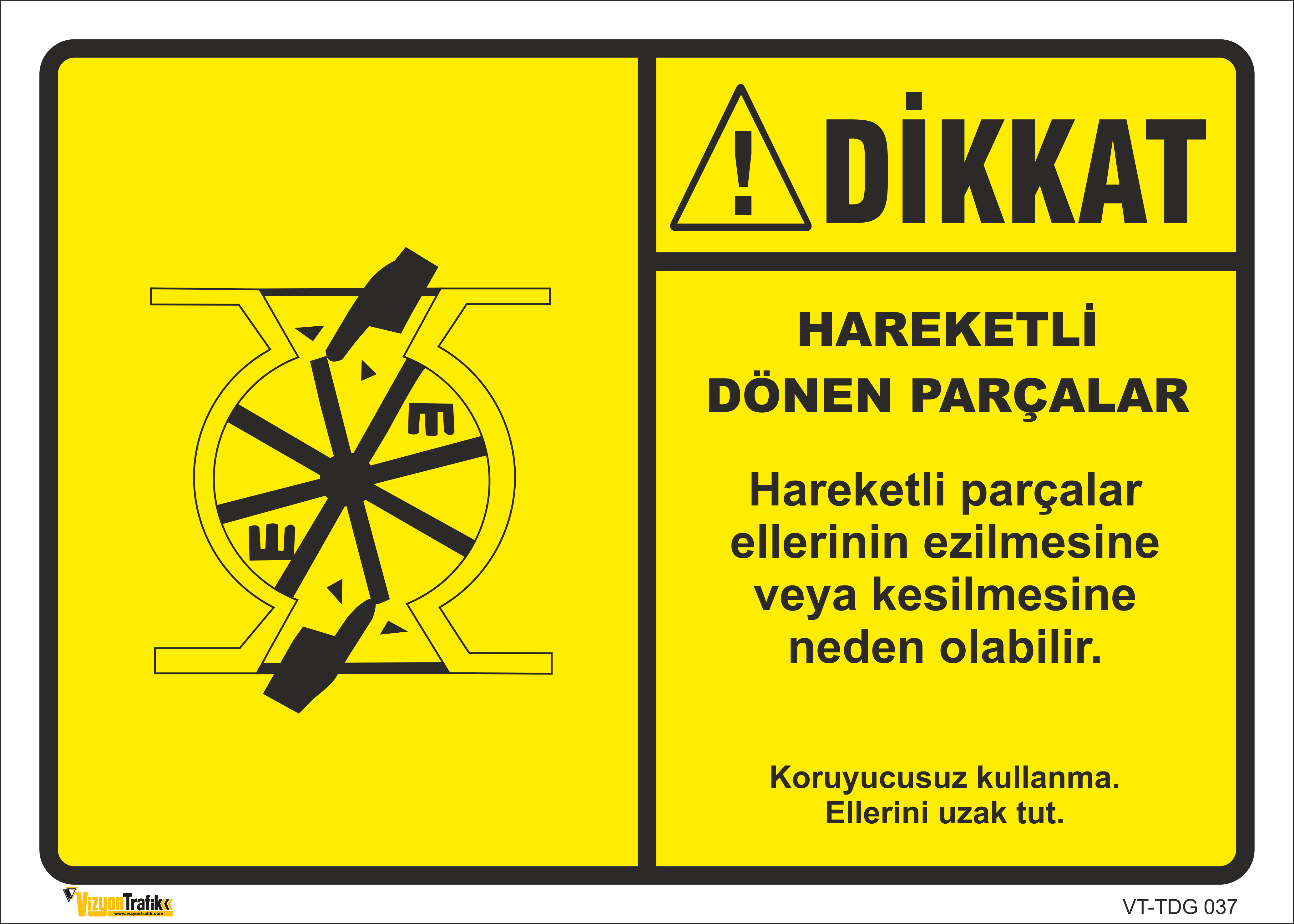 HAREKETLİ DÖNEN PARÇALAR LEVHASI